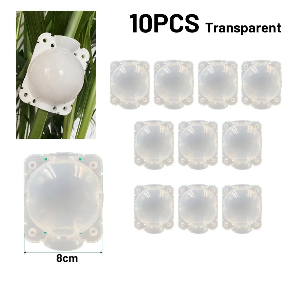 10PCS Reusable Plant Grafting Box Growing Ball Rooting Equipment High Pressure Propagation Ball Garden Graft Box Case 5CM 8CM