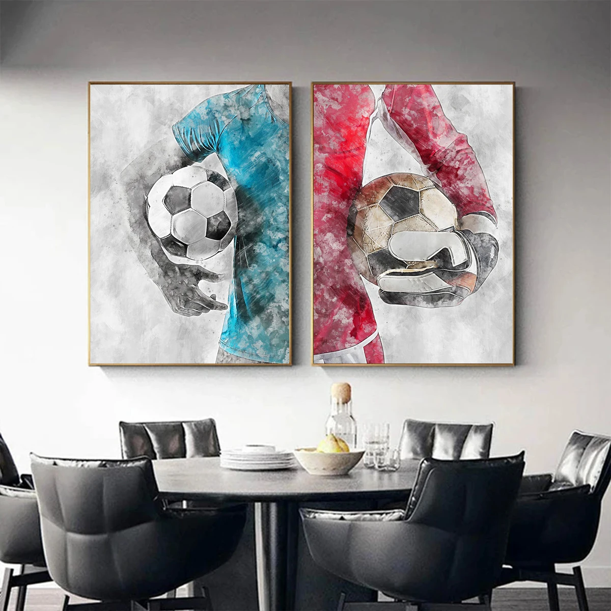 Football Sports Diamond Painting Nordic Modern Soccer Boy Diy Cross Stitch Kit Embroidery 5D Diamond Mosaic Home Decoration Gift