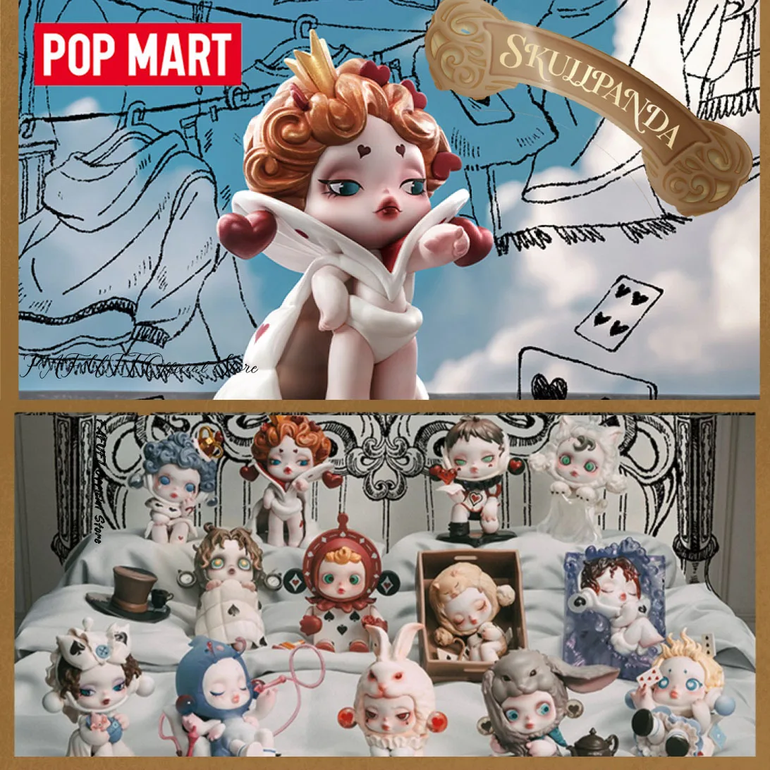 

Popmart Skullpanda Everyday Wonderland Series Blind Box Toys Kawaii Anime Action Figure Surprise Mystery Box Dolls Girls Gift