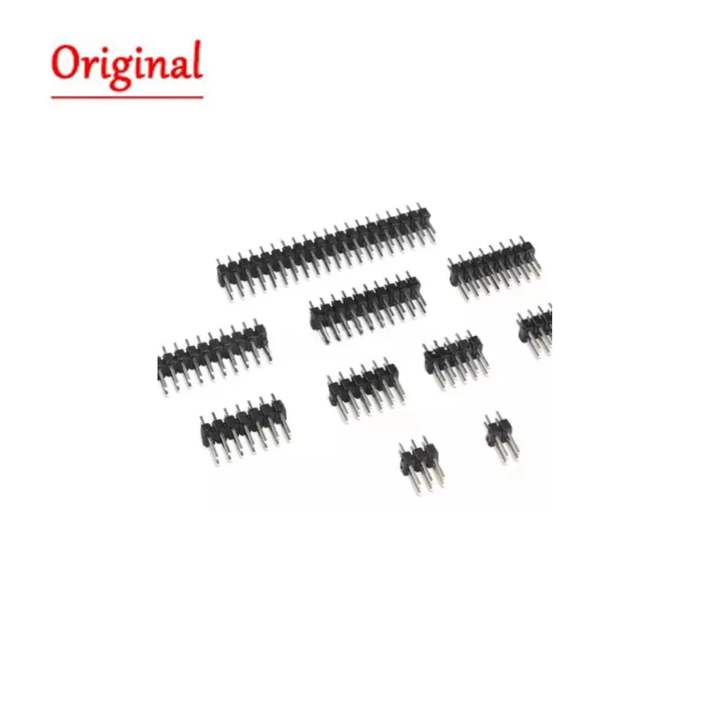 5PCS 2.54MM Spacing Male Double Row Pin Header 2.54 2X40P 2X40 Straight Pin 80P