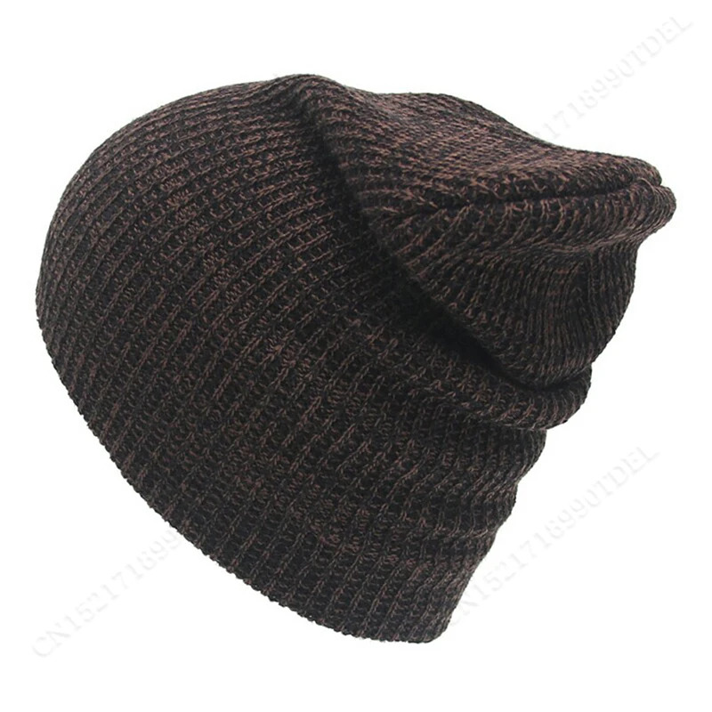 

Men Unisex Ski Slouch Beanie Hat Winter Warm Skateboards Beenie Loose Caps New Winter Hats