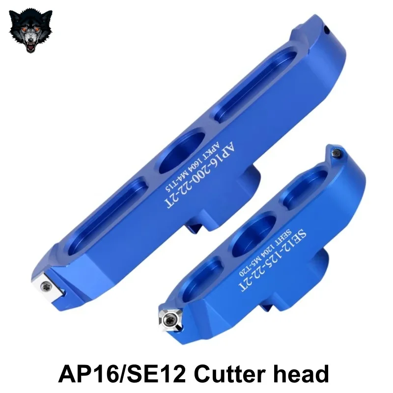 AP16 SE12 Blade BAP400R KM12 SEKT1204 APKT1604 Insert into BT30 BT40 BT50 FMB22 Tool Holder with Double-Edged Bridge Blade