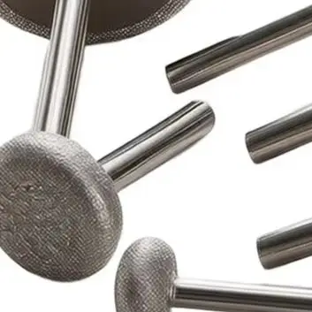 T Shaped Grinding Head 6mm Shank Emery Wheel For Stone Glass Jade Polishing Carving Electric Rotary Tool Accessories
