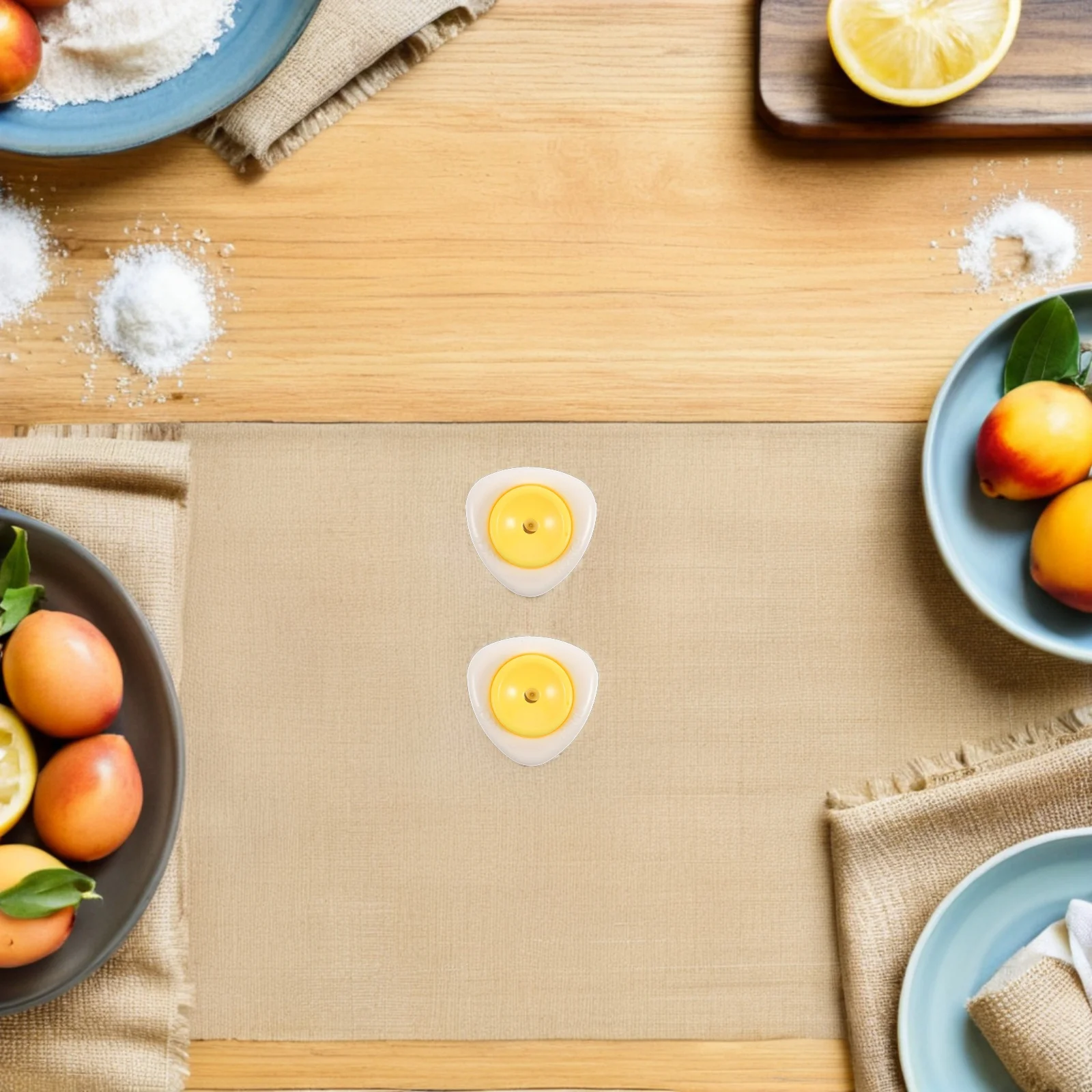 

10 Pcs Eggs Boiled Hole Puncher Pricker Seperater Needle Plastic Base Tool Piercer for Boiling