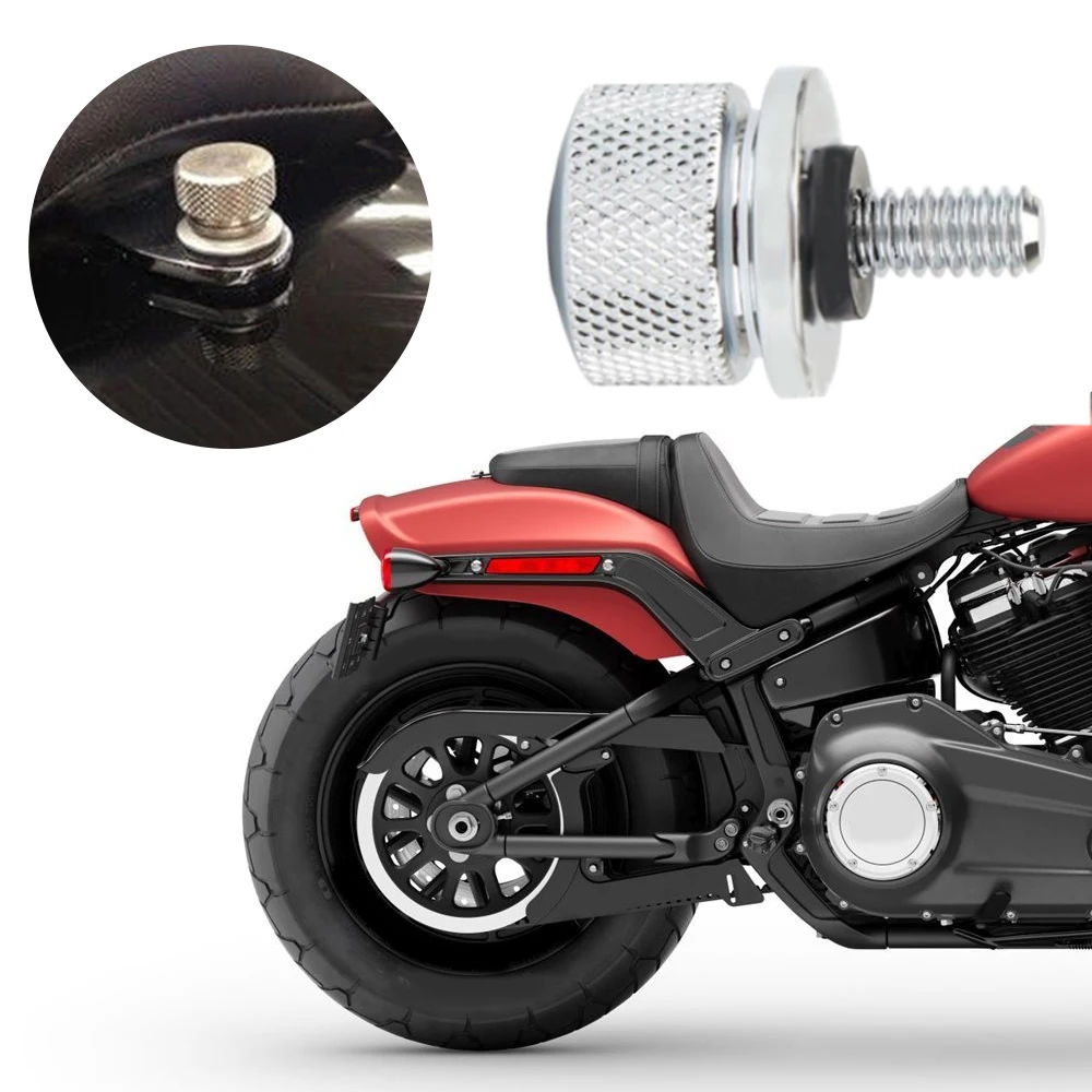 

Quick Release Rear Fender Seat Bolt Nut Kit Motorcycle Mount Screw For Harley Sportster Roadking Fatbob Softail Dyna Street