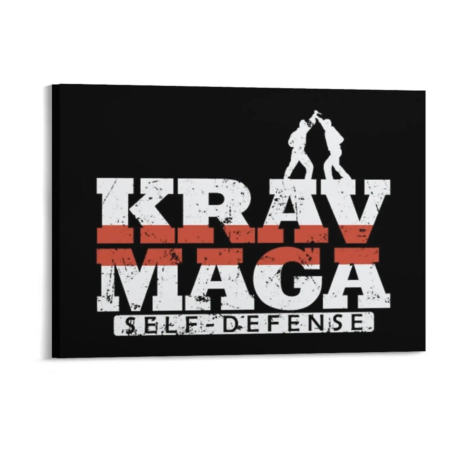 

Krav Maga Self Defense Close Combat11 Canvas Painting Painting Kitchen Wall Decor Personalized Pub Framed Wall Paintings