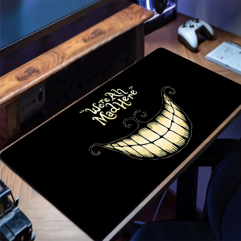 

Mouse Pad Design Non-Slip Desk Mat Gaming A-alice in W-wonderland Accessories Stitched Edges For Home And For Gamer Mousepad