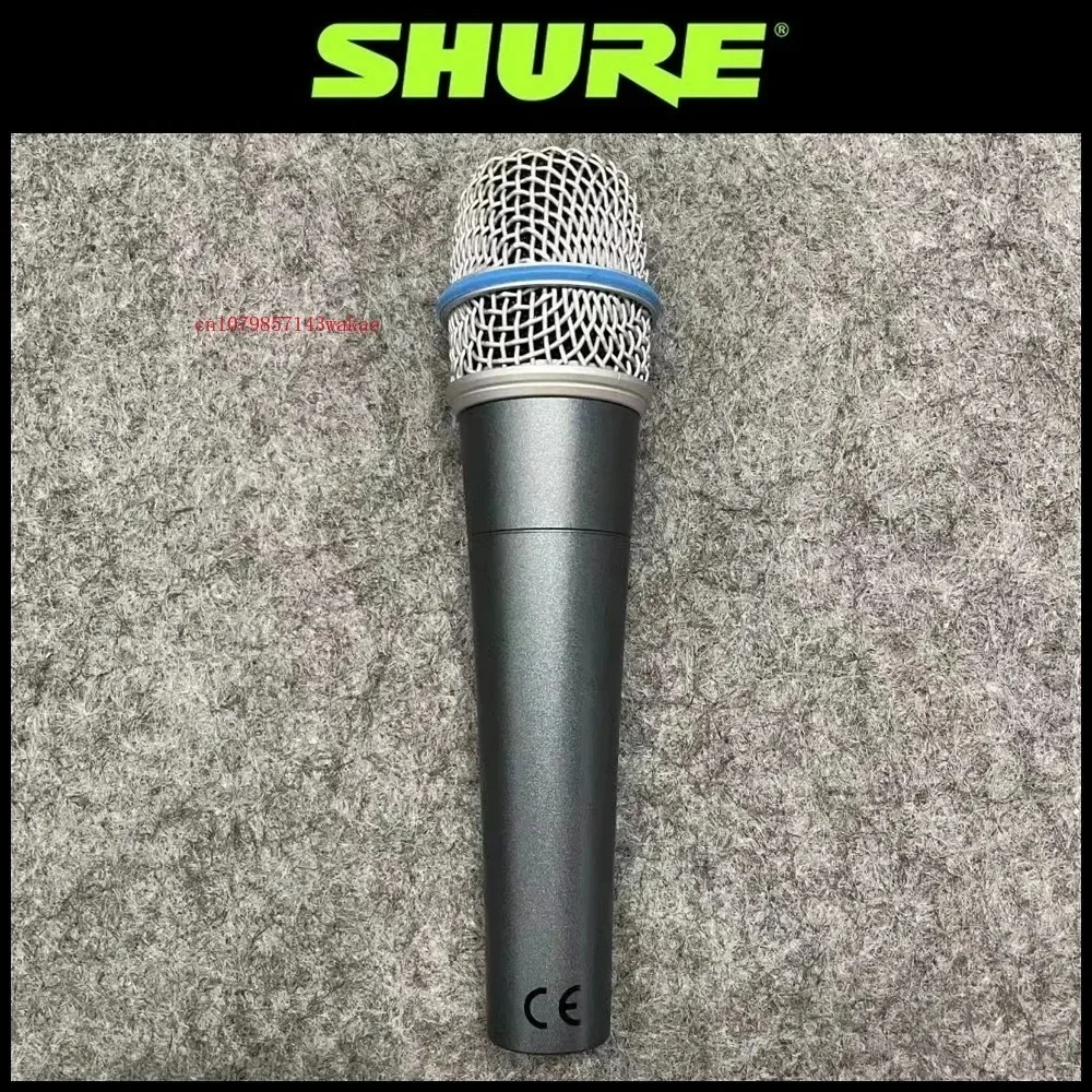 Проводной микрофон SHURE BETA 57A, динамический кардиоидный микрофон для домашней студийной записи, микрофон для караоке, музыки, выступлений, живых