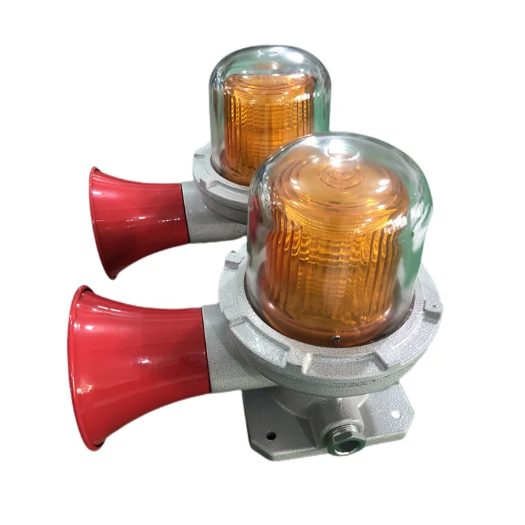 

Hot Sale 110vac Green Red Electric Siren Horn Buzzer Sounder Led Warning Lamps Explosion-proof Strobe Lights