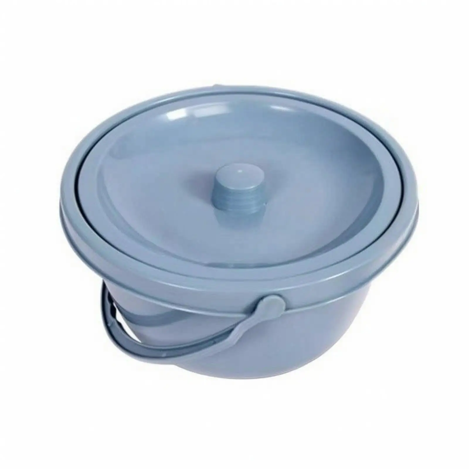 Plastic Bedside Commode Bucket Bedpan for Commode Chair Toilet Aid with Carry Handle for Patient Recovery Care
