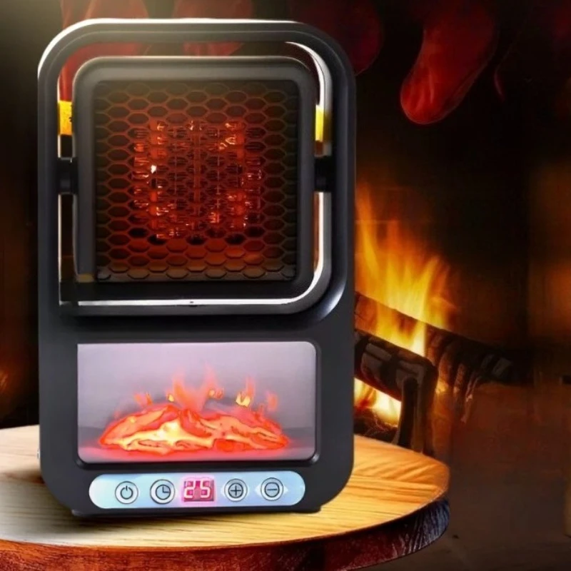 

Portable Compact Electric Heaters Rapid Heating Convenient Use Comfortable Mini Warmer Remote Controlled Household Appliances