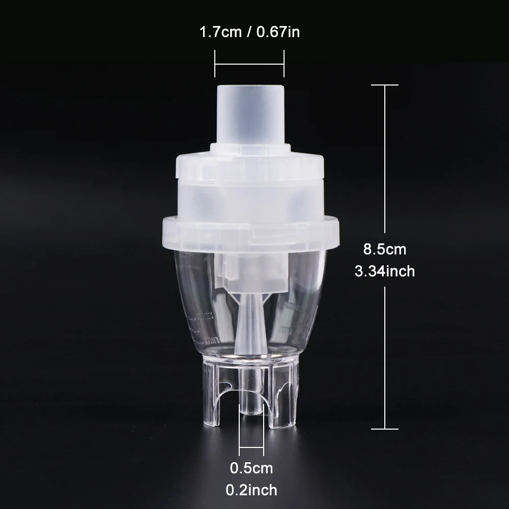 10/6ML Medical Atomized Cup Air Compressor Nebulizer Medicine Bottle Tank  Allergy Inhaler Atomized Cup Home Aerosol Medication