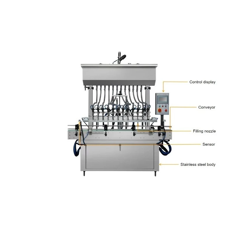 Automatic 6-head liquid bottle filling machine packaging horizontal aluminum can filling machine liquid dosing machine