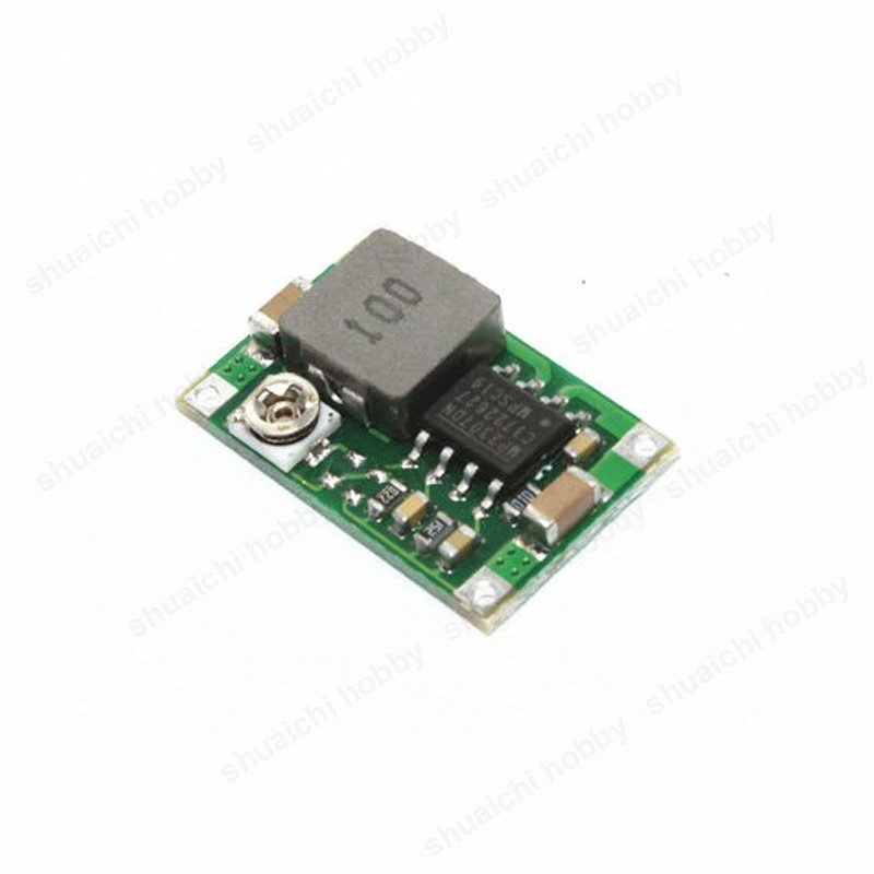 10PCS Step-down Power Supply Module DC 4.75-23V to 1-17V Mini Synchronous Rectification Voltage Regulator Unit for RC Airplane