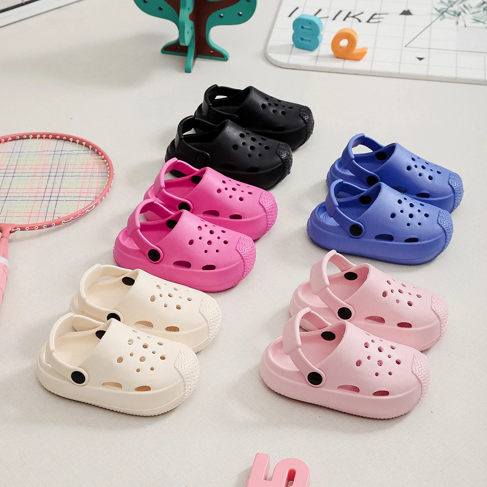 New Soft Not-slip Children Home Slippers Garden Sandals Shoes Summer Kids Slippers Beach Sandals for Girl Boys