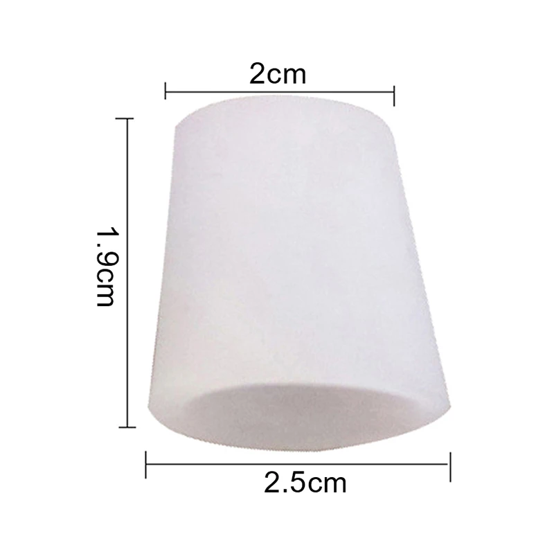 6 unids/lote Gel de silicona dedo pequeño tubo callos ampollas Corrector Pinkie Protector Gel juanete dedo del pie protección Gel manga