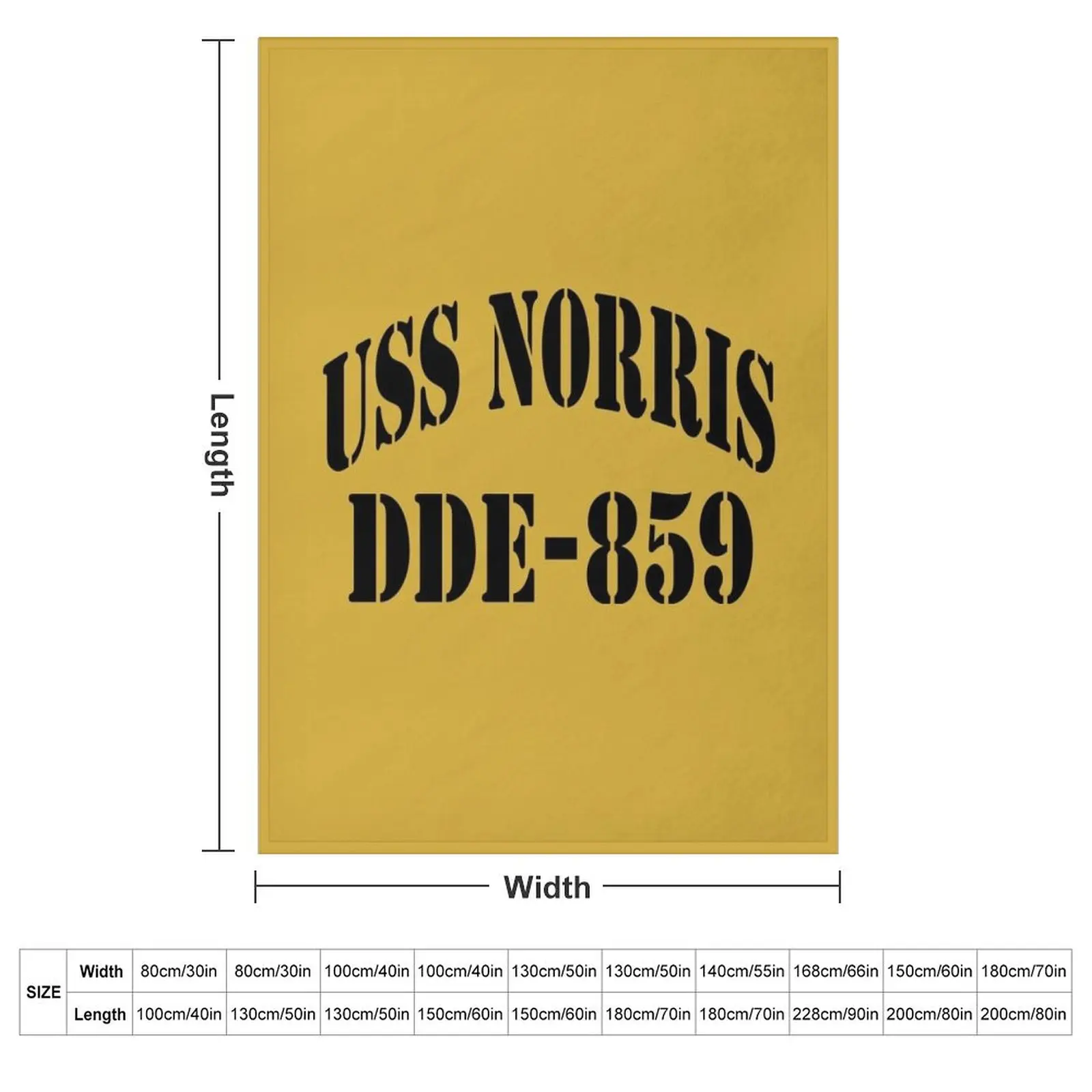 USS NORRIS (DDE-859) SHIP'S STORE Throw Blanket Sleeping Bag Plaid on the sofa Heavy wednesday Picnic Soft Plush Plaid Blankets