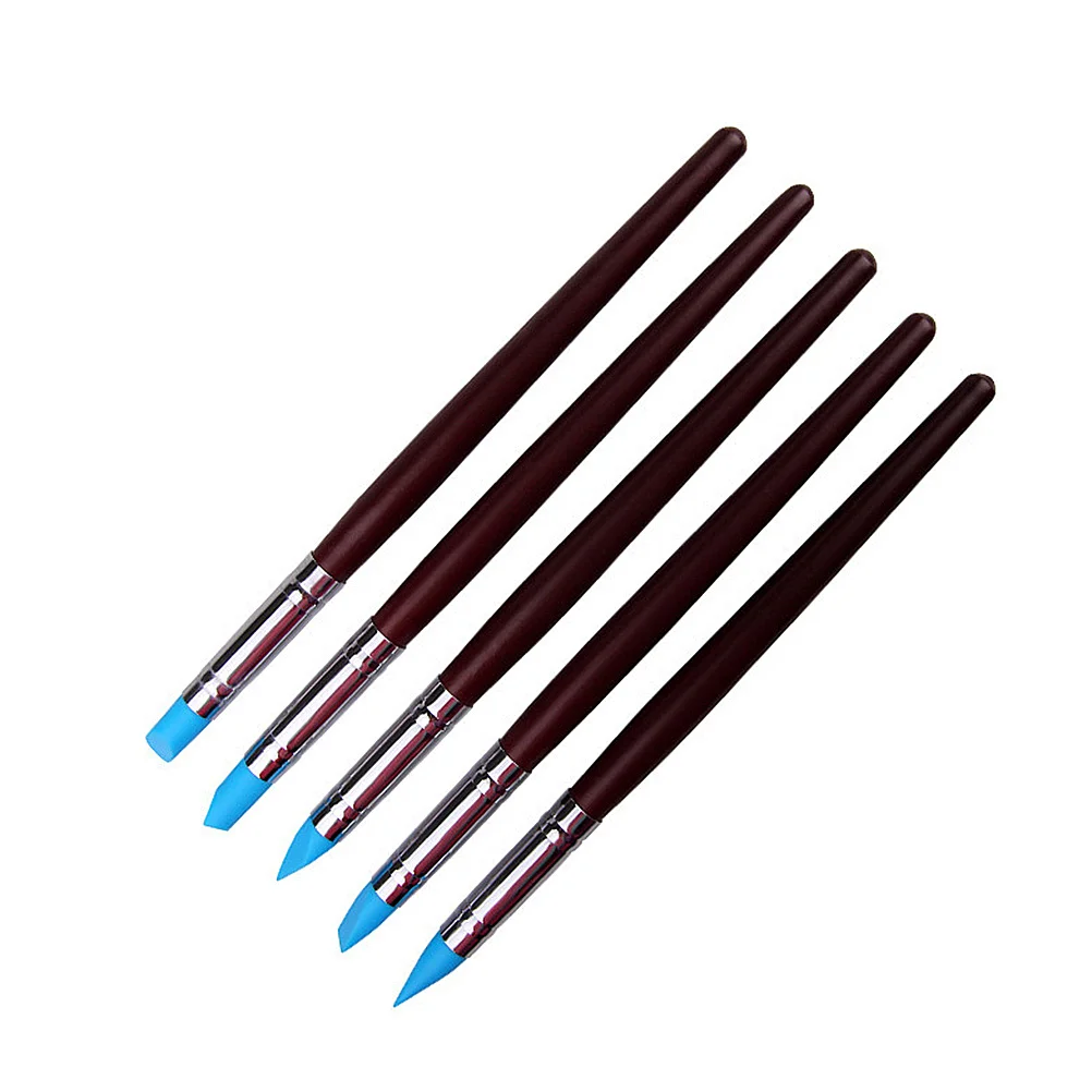 

24pcs Pottery Set Sky-Blue Multifunction Silicone Carving Modeling Kit For Clay Ceramic Craft Trimming Decorating Clay Tools