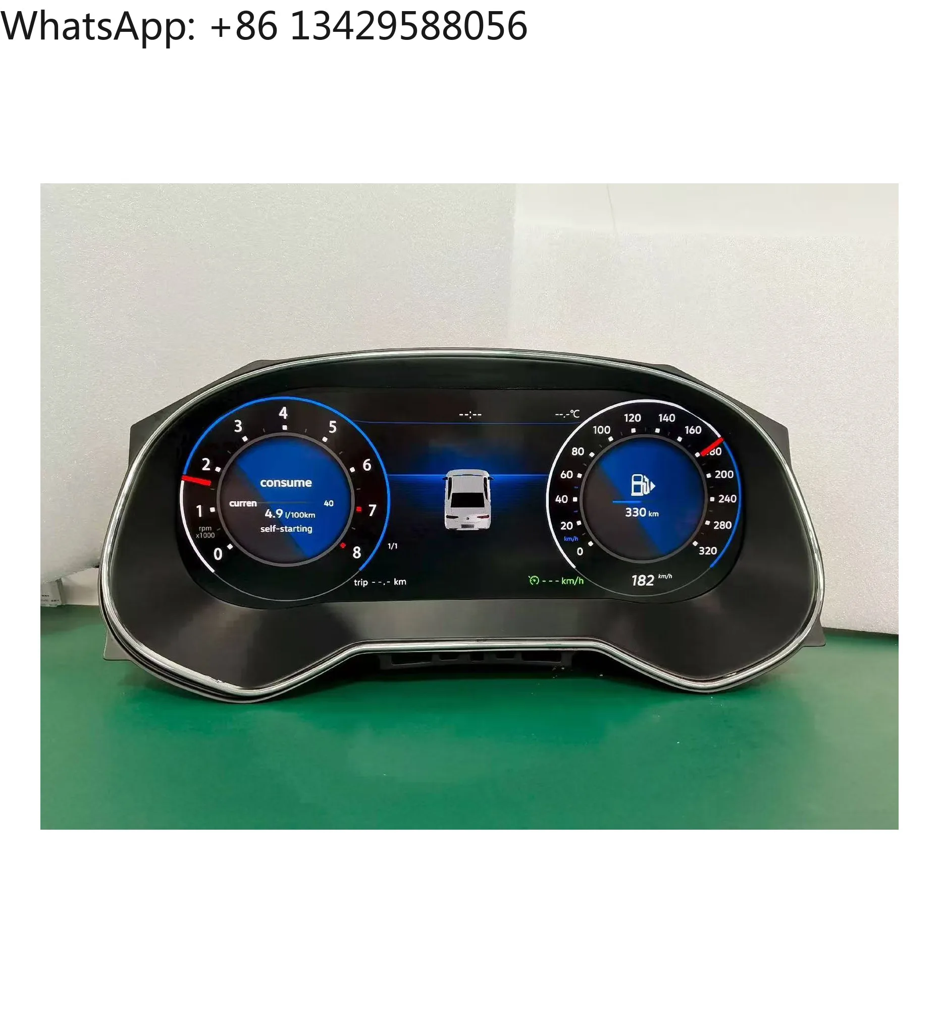 

Upgrade LCD Digital Cluster Speedometer Instrument New Auto Meter for Seat Leon 2013-2018
