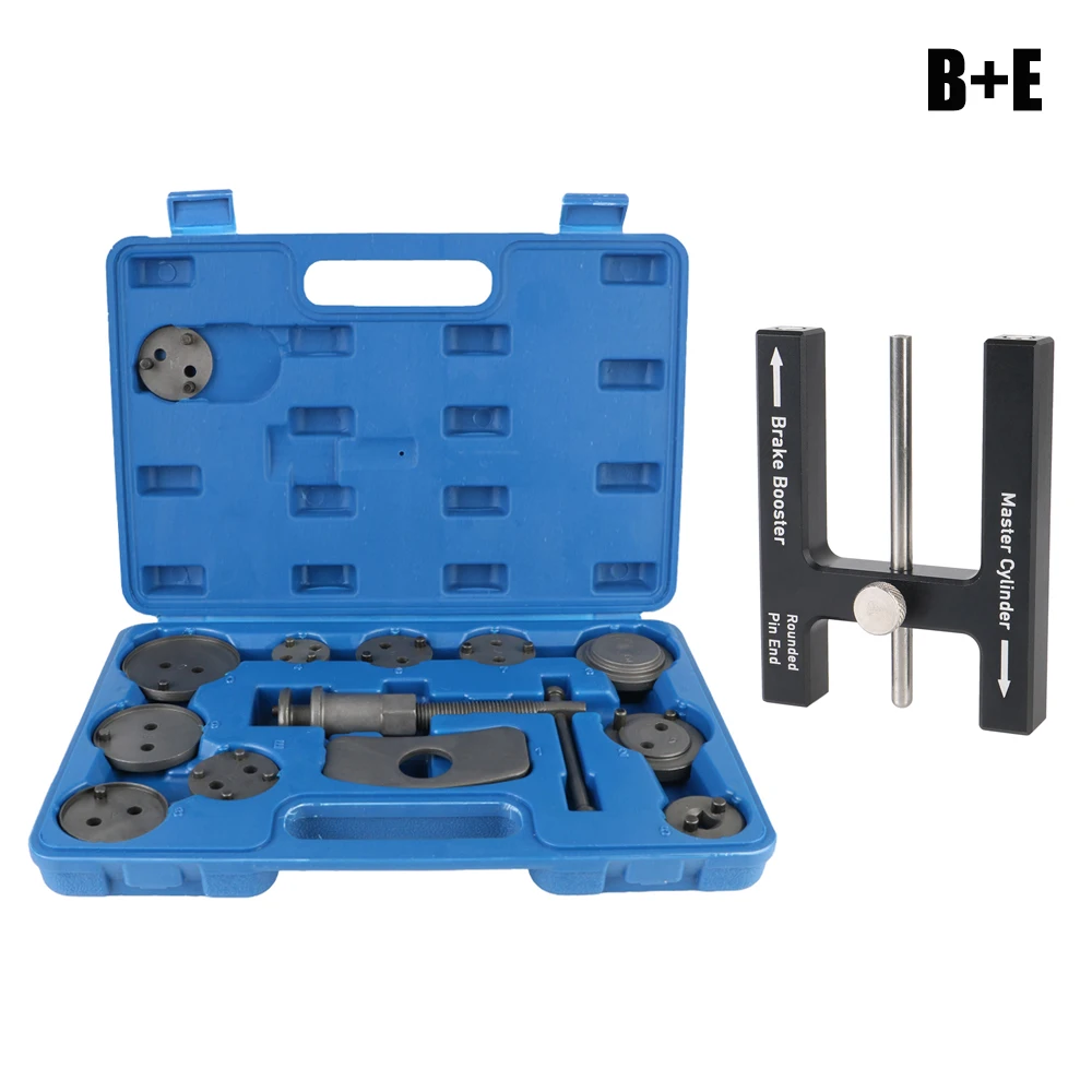 1/12/13 Stuks Auto Schijfrem Pomp Remklauw Verwijderen 10 Zuiger Adapter Compressor Set Rewind Terug rem Reparatie Tools Auto Accessoires