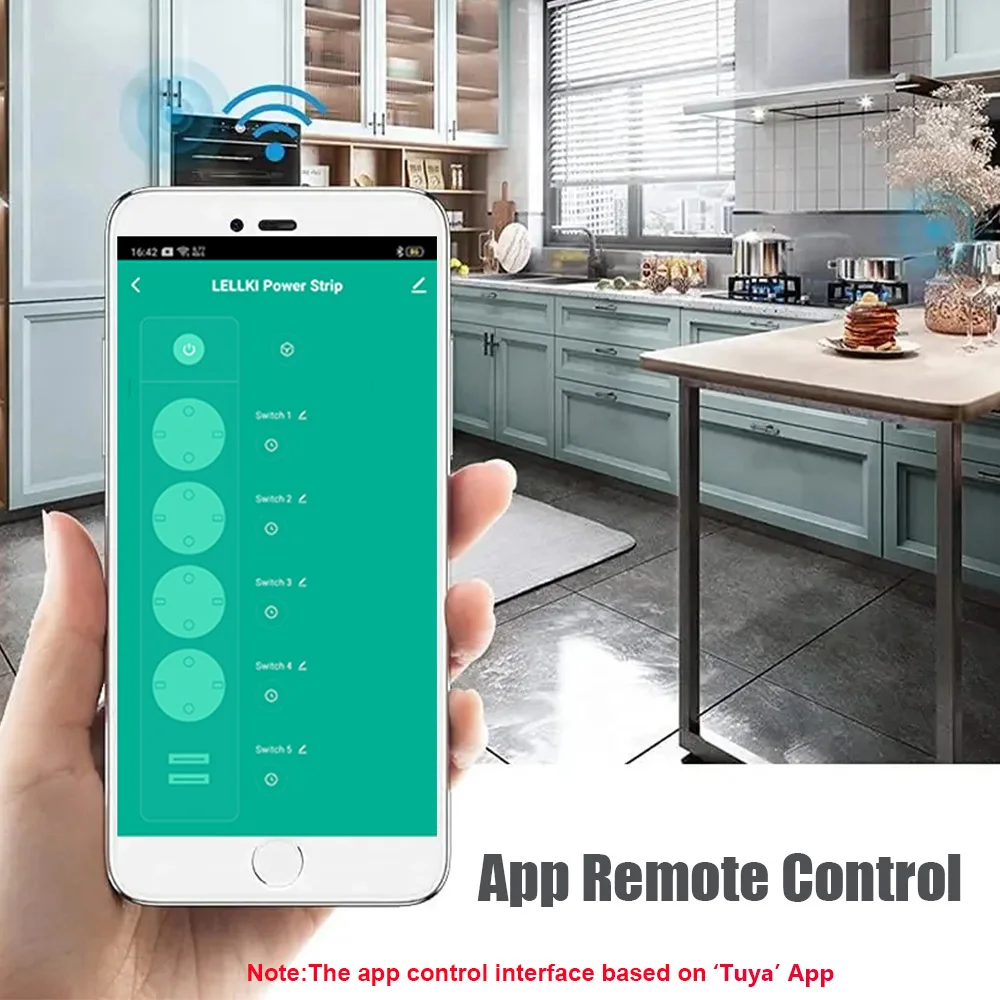 LELLKI Tuya Socket PD20W EU Zigbee Smart Power Strip Plug Works with Alexa Google Home Yandex Alice 220V 16A Zigbee2mqtt