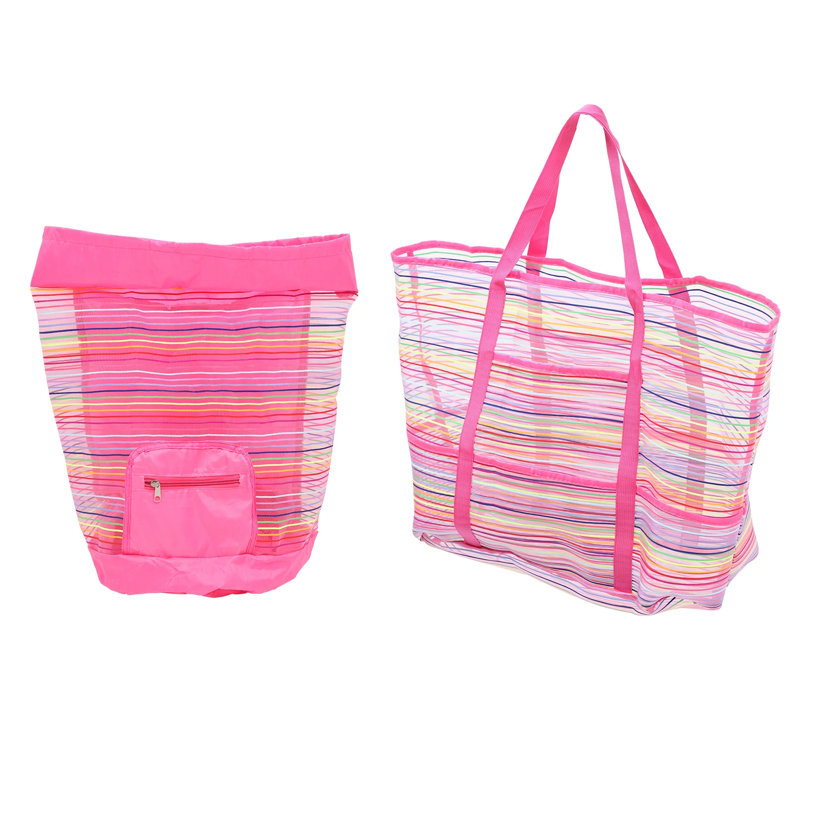 2-teilige Strandtasche, Rucksack-Aufbewahrung, große Gegenstände für Kinder, Spielzeugtaschen, hohe Kapazität, Kind