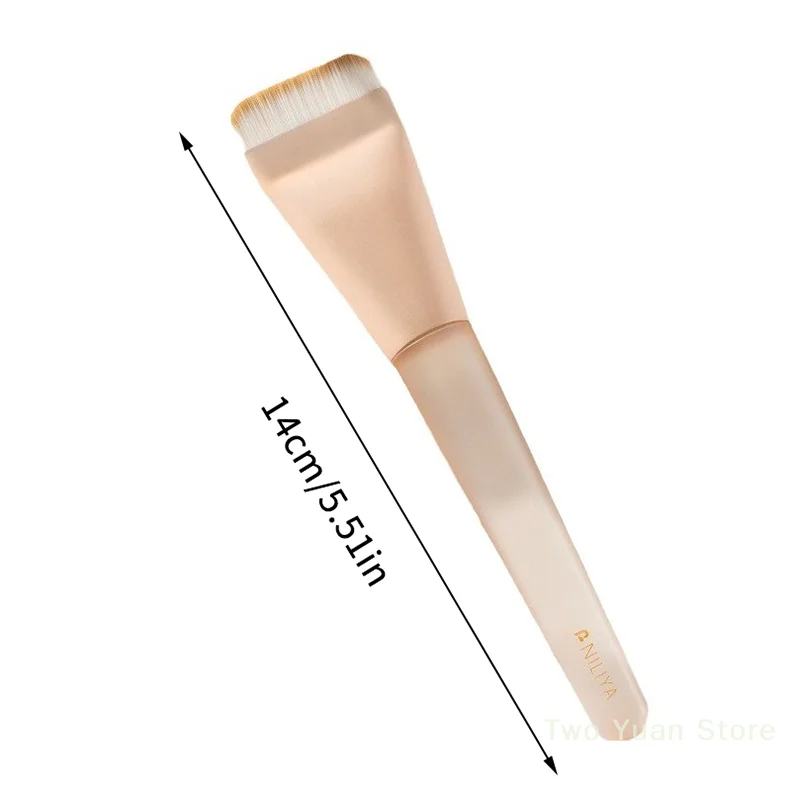 Set di pennelli per fondotinta e tavolozza per trucco a una linea, strumenti per miscelare la crema per fondotinta, kit di strumenti per trucco cosmetico