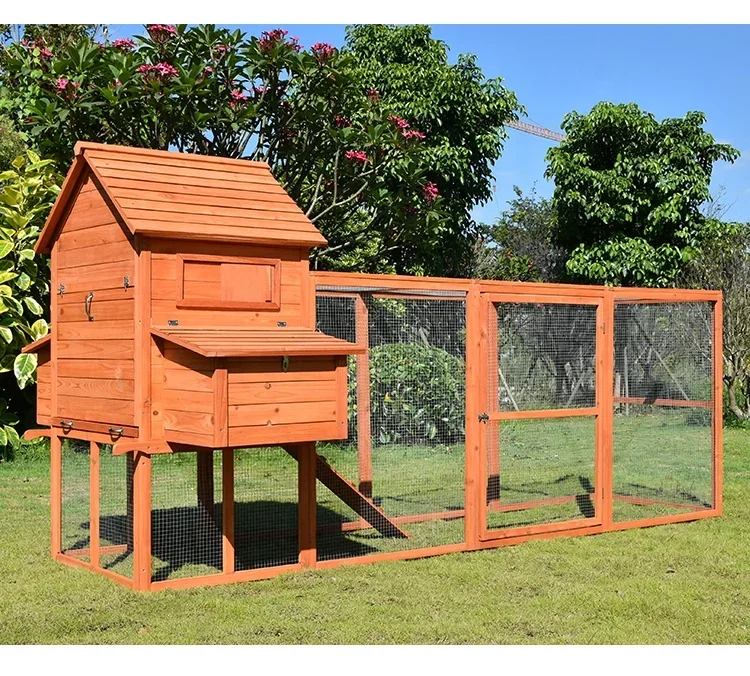 Best Seller Outdoor Garden Home Wood Animal Pet Cages Wooden Large Chicken House Cage Coop