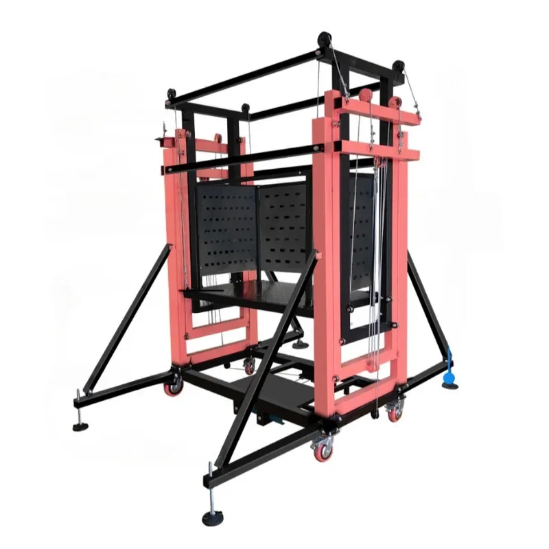 Electric scaffolding mobile folding climbing decoration lifting platform hoist