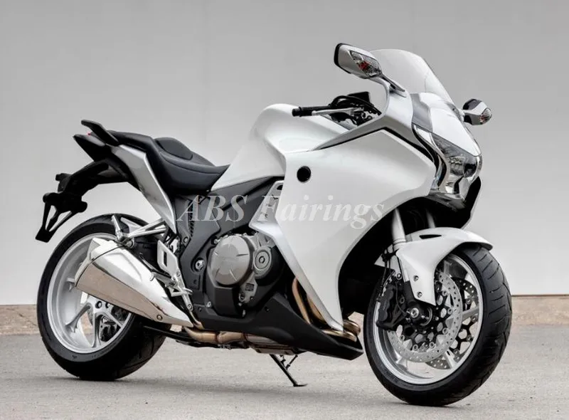 New ABS Motorcycle Fairings Kit Fit For HONDA VFR1200 2010 2011 2012 2013 10 11 12 13 1200 Bodywork Set Black White Custom