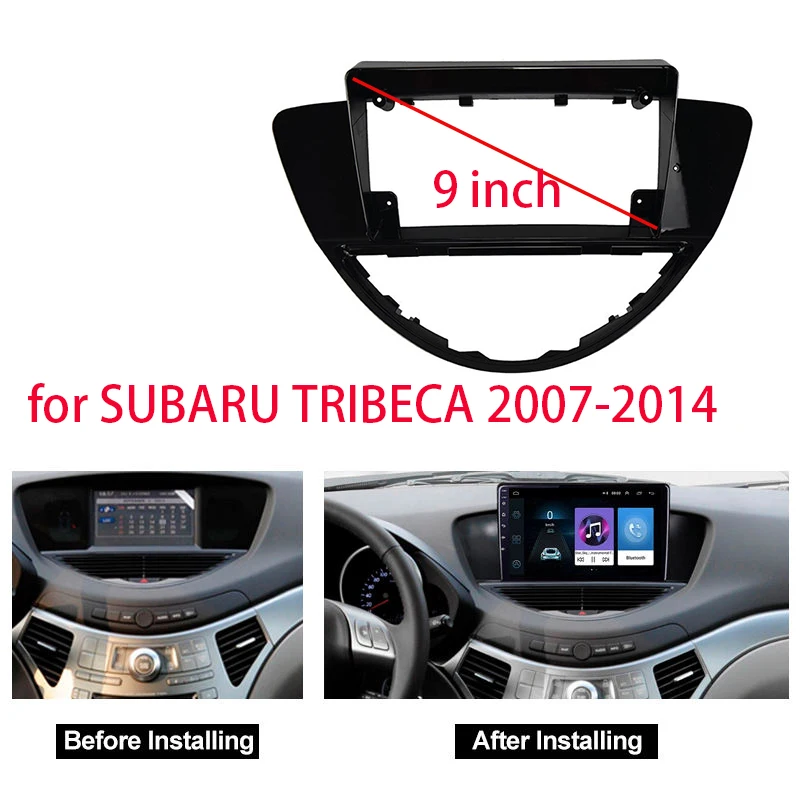 

2 Din Car Radio Fascia for SUBARU TRIBECA 2007-2014 DVD Stereo Frame Plate Adapter Mounting Dash Installation Bezel