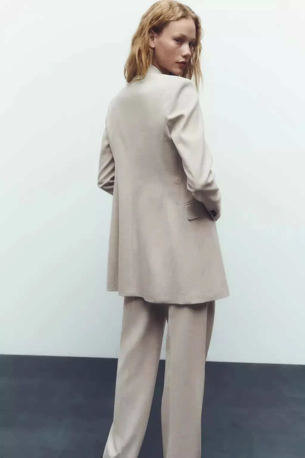 

Облегающие женские брюки Jaet Svel с прямыми штанинами, осень 2023, оригинальный дизайн, однотонные длинные свечи обычной длины