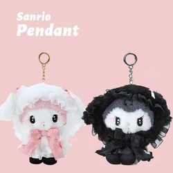 My Melody Ciondolo in peluche Sanrio Kuromi Portachiavi Mines Lolita Style Peluche Borsa per bambole Regali Ciondolo 15 cm Decora giocattolo per bambini