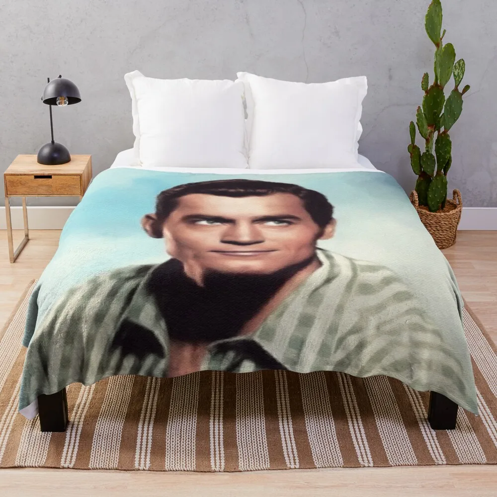 Clint Walker, Movie Star Throw Blanket Custom Blanket Blankets For Baby