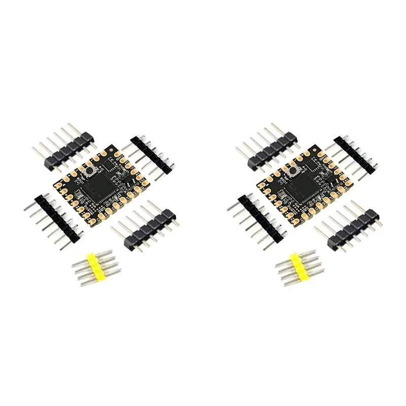 

2X For Raspberry Pi Pico Stamp Hole Development Board RP2040-Core-A RP2040 Multifunction Dual Core Processor,C-ABIU
