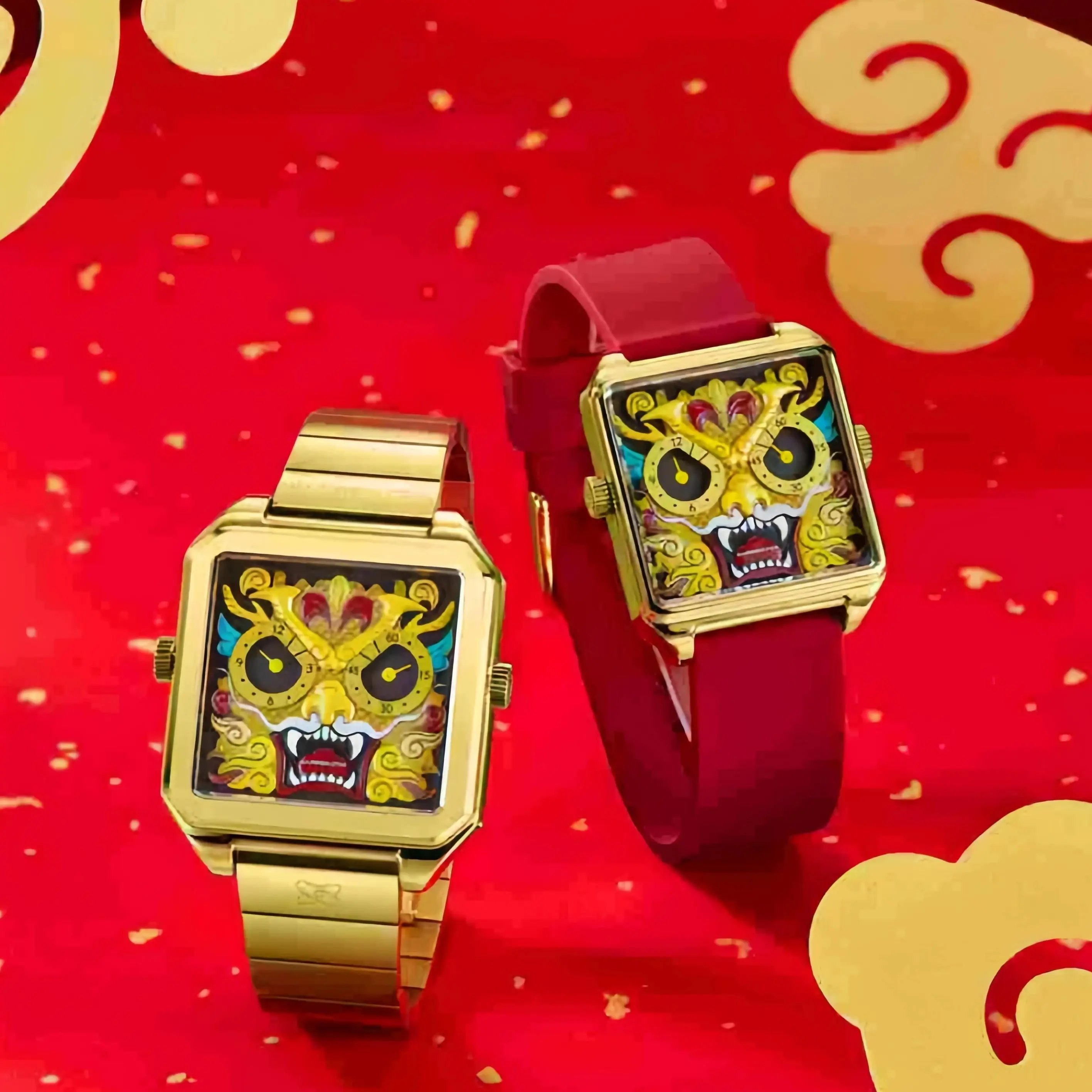 Happie Watch Couple Quartz Watches Real Moon phase Calendar Watch for Men/Women Elegant Luxury Women Wristwatch Gift Box Set