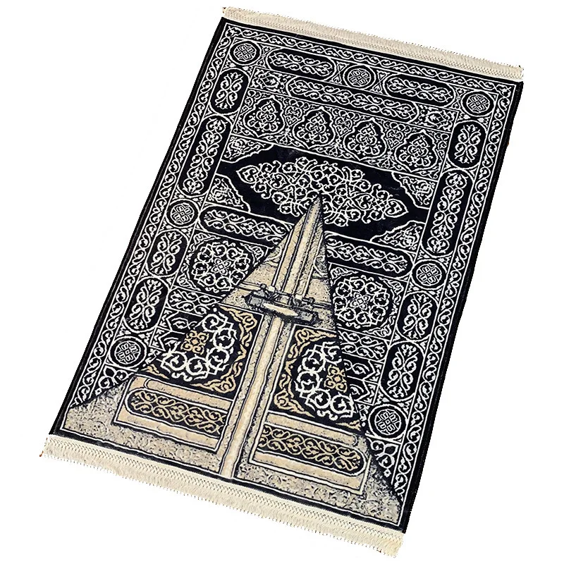 Muslim Qibla Ramadan Worship Kneel Mats Portable Travel Mosque Prayer Rug Home Bedroom Living Room