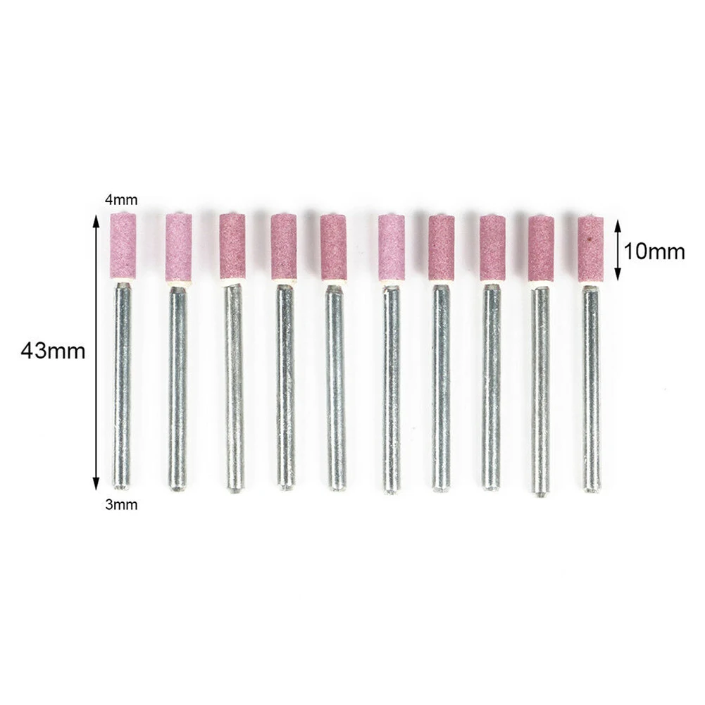 Improve Your Grinding Process with 10Pcs Ceramic Stone Polishing Grinding Tools for Rotary Die Grinder Drill Bit
