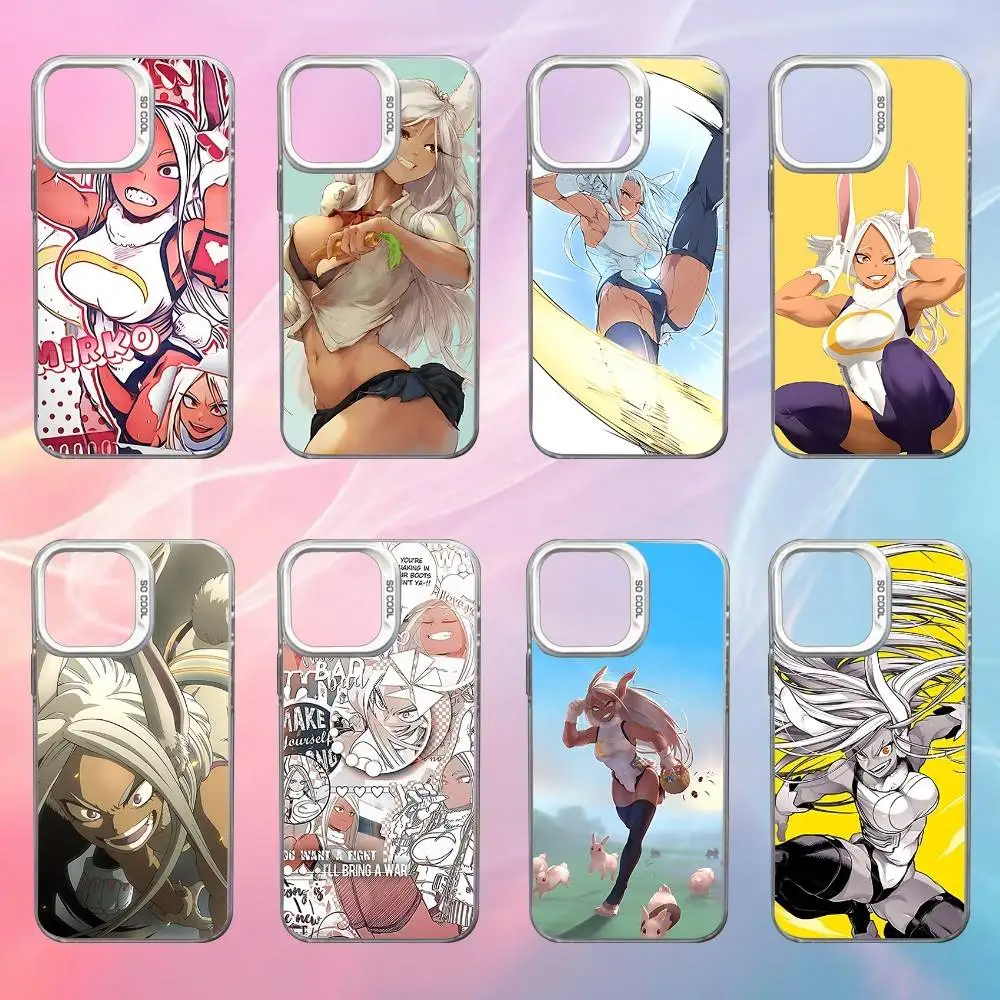 

R-Rumi Anime U-Usagiyama Phone Case For iPhone 17,16,15,14,13,12,X,8,Pro,Max,Plus,SE4,Air,Mini White IMD HD Matte
