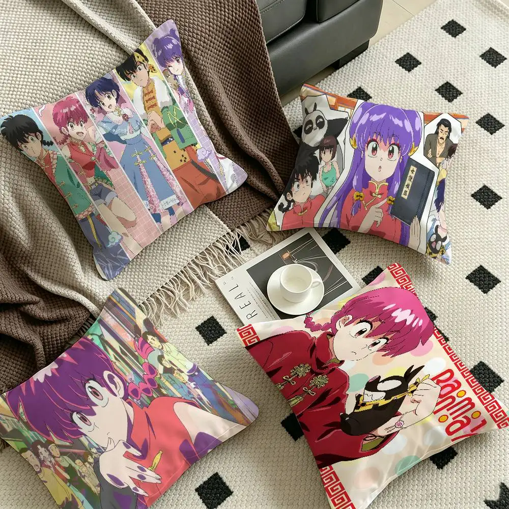 Anime Ranma 2 1 pillow cover sofa cushion cover home room decoration children gift