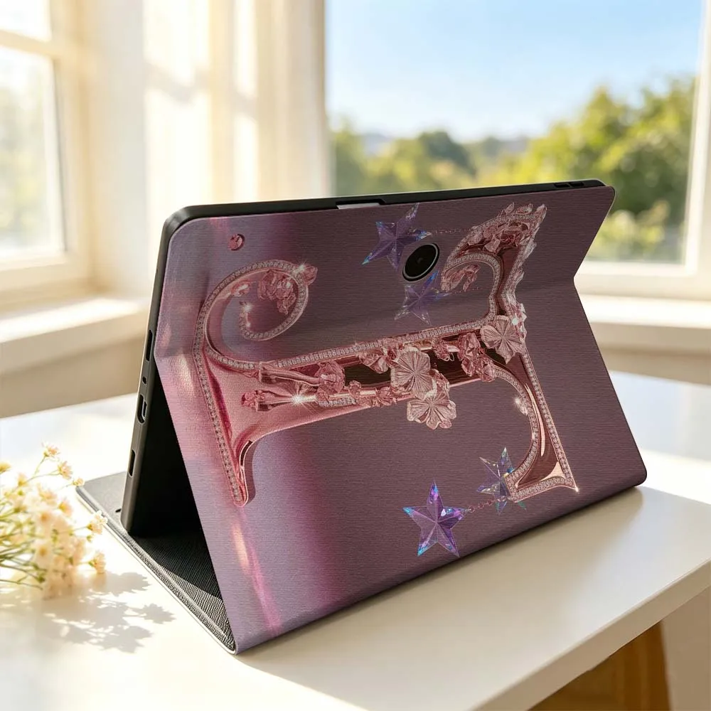 English Letter T For OPPO VIVO IQOO OnePlus Realme Pad 3 Pro 13 12.1 11.61 11.4 10.36 11 inch Tablet Case Soft