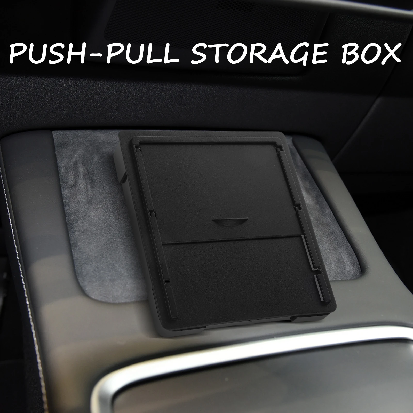 

Storage Box for Y Console ganizer ABS Material Hidden Car Armrest Box Easy Clean Precise Fit Car Storage Solution