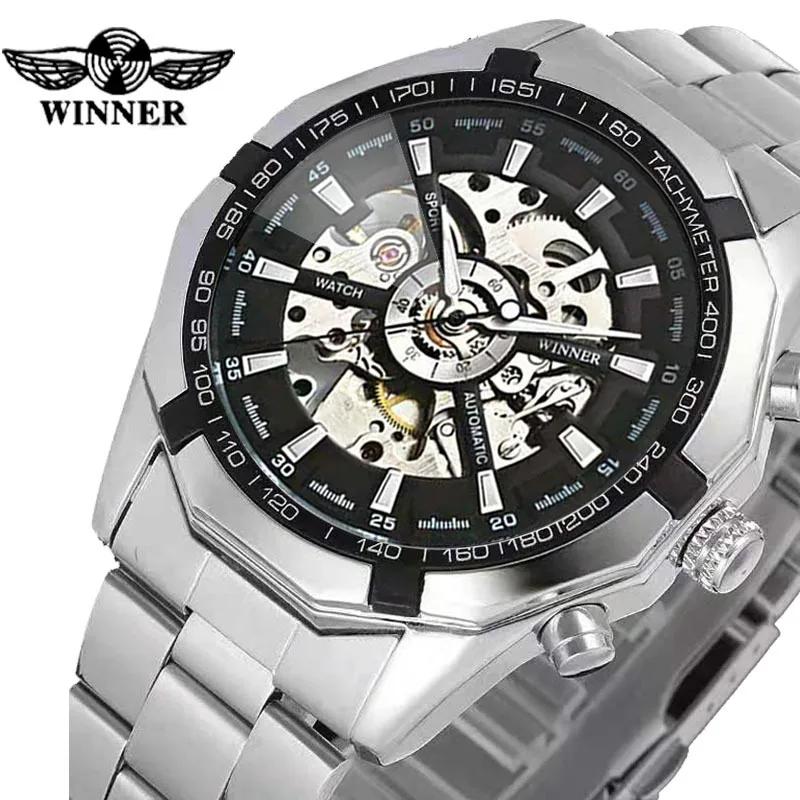 Official brand free shipping Calendar Men's Automatic Mechanical Watch Steel Belt