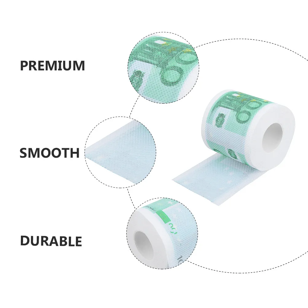 

2 Rolls Colorful Printed Toilet Paper Soft Disposable Napkins Tissue Bathroom Home Supplies Premium Quality Paper Products