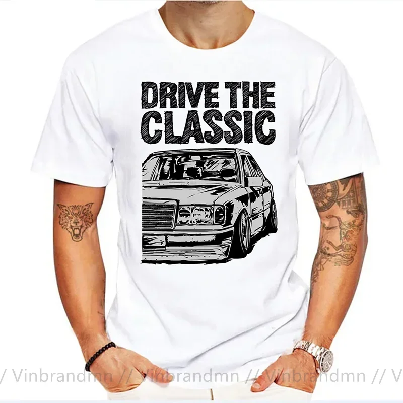 For Man New T Shirt S-6XL Drive The Classic Car W124 W201 t shirt Tops design 2022 New Arrival Fashionable T shirt Newest Summer