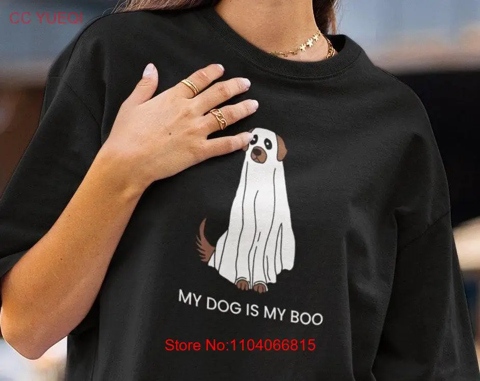 

GhosT T Shirt Halloween dog boo sweaT crewneck cute long or short sleeves