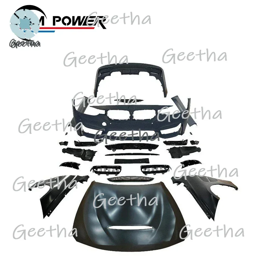 

Auto Parts Car Bodykit Full Body Kit Set Upgrade M3 Modified Facelift for 3 Series F30 F35 320i 328i 335i Grille Bumper Diffuser