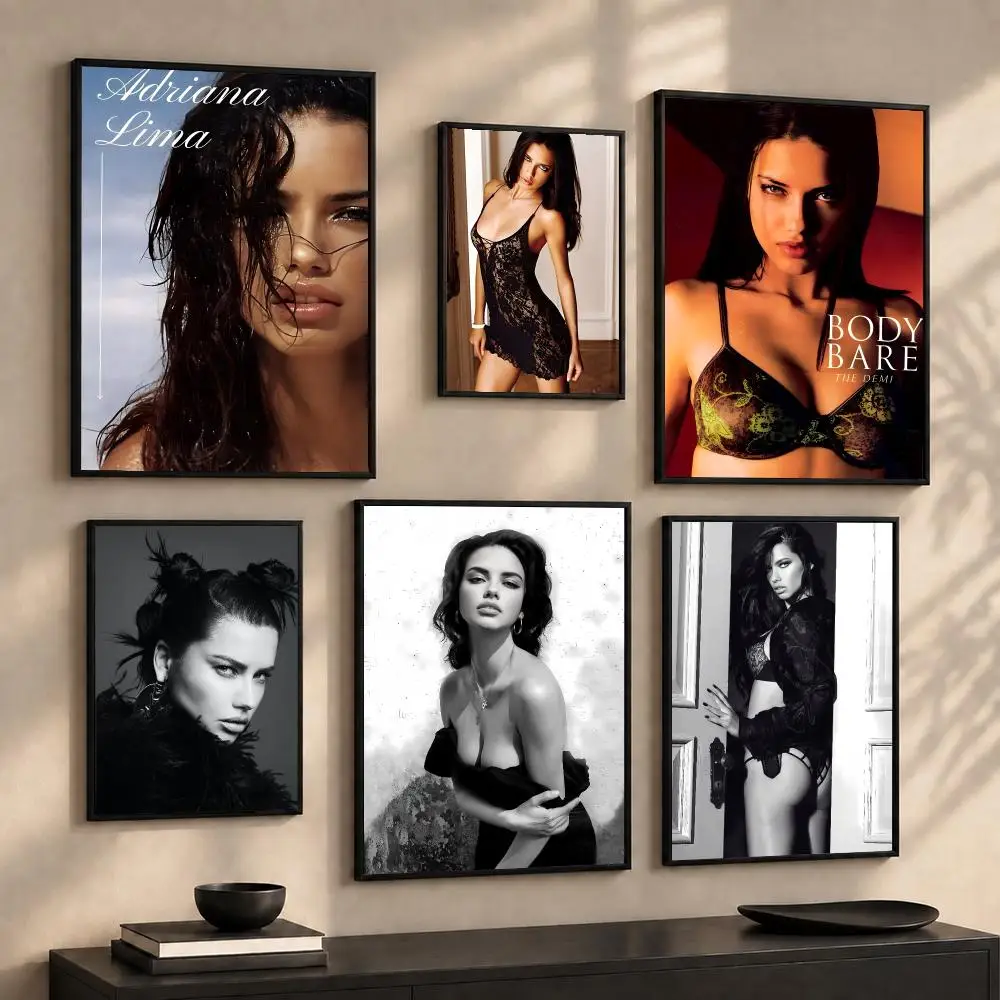 Fashion Mode A-Adriana L-Lima Painting Calligraphy Canvas Wall Art Prints for Living Room Bedroom Home Decor Gift