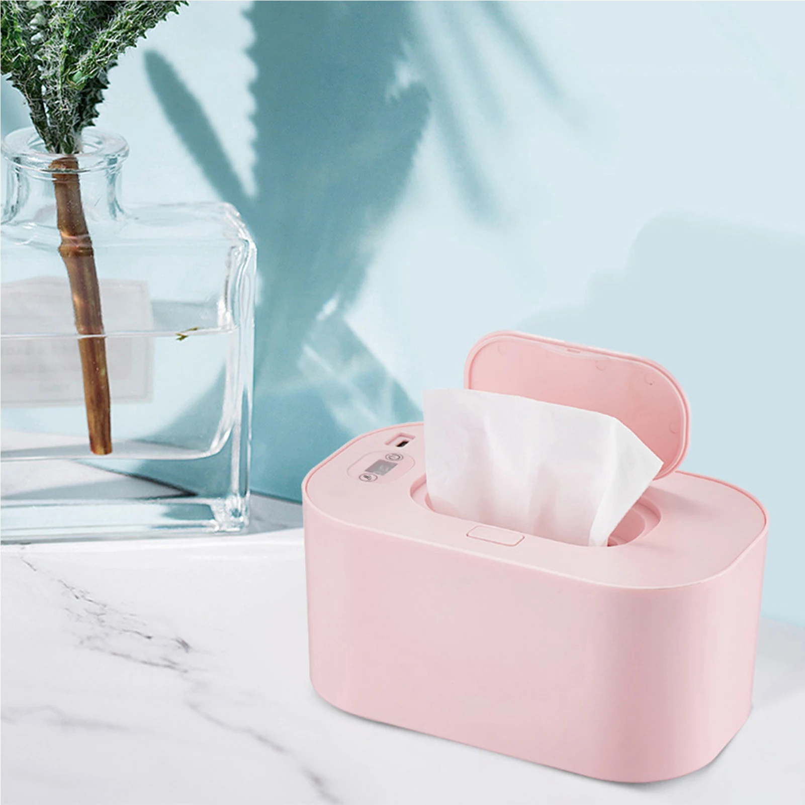 【ساخن】موزع تسخين مناديل مبللة للأطفال محمول بمنفذ USB بقدرة 10 وات ودرجة حرارة ثابتة وسعة كبيرة للسفر بالسيارة المنزلية