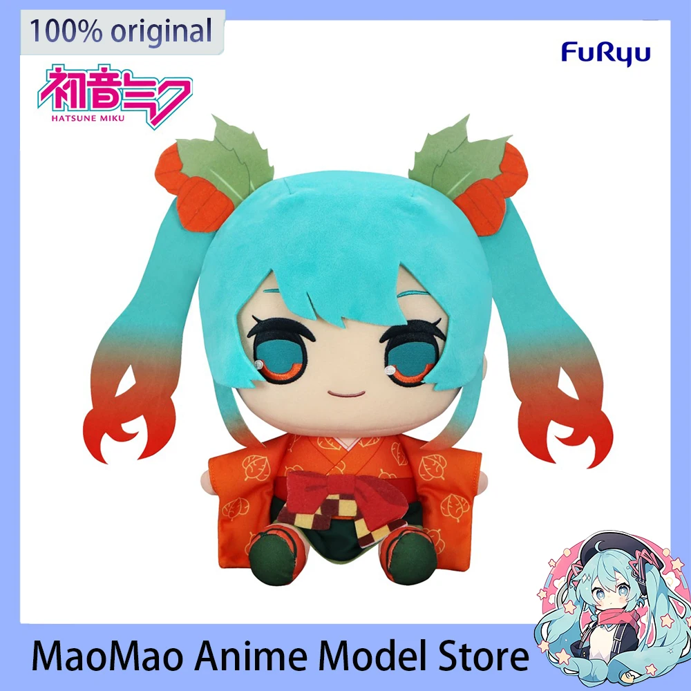

Genuine Furyu Hatsune Miku Flower Fairy Round And Fluffy Plush Toy Anime Figure Collectible Gift 29CM Cartoon Cute Children Toy